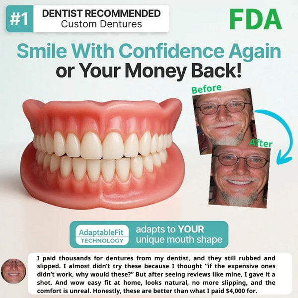 Flaresia™ ComfortFit Dentures