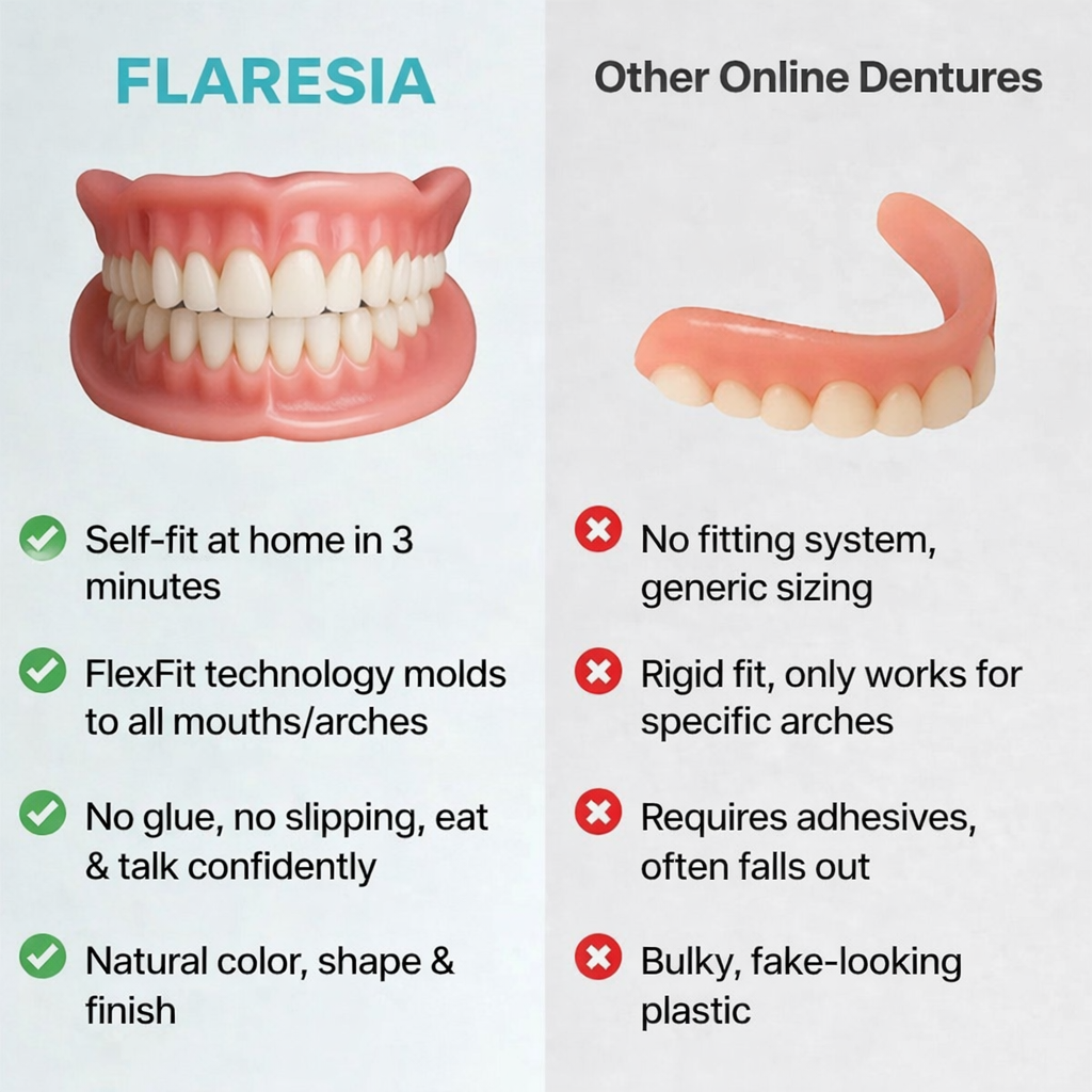 Flaresia™ ComfortFit Dentures